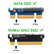 1 M.2 B-Key to SATA Pass Through and M.2 M-Key PCI-e x4 Convertor Card - SI-PEX40117